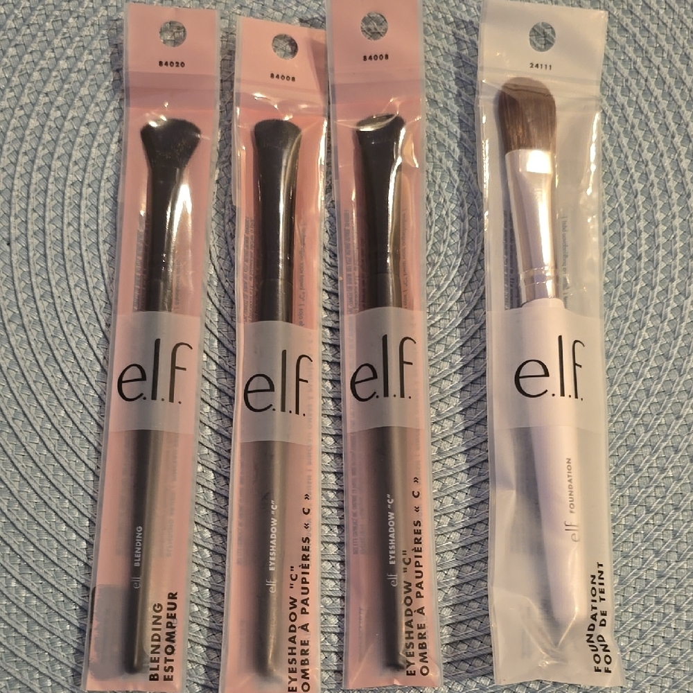 ELF BRAND WOMEN'S MAKEUP BRUSH BUNDLE OF 4
